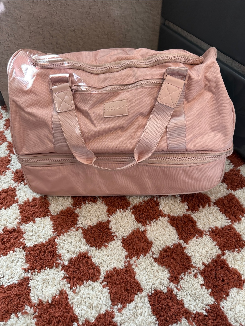 Calpak Dusty Rose Duffel Bag
